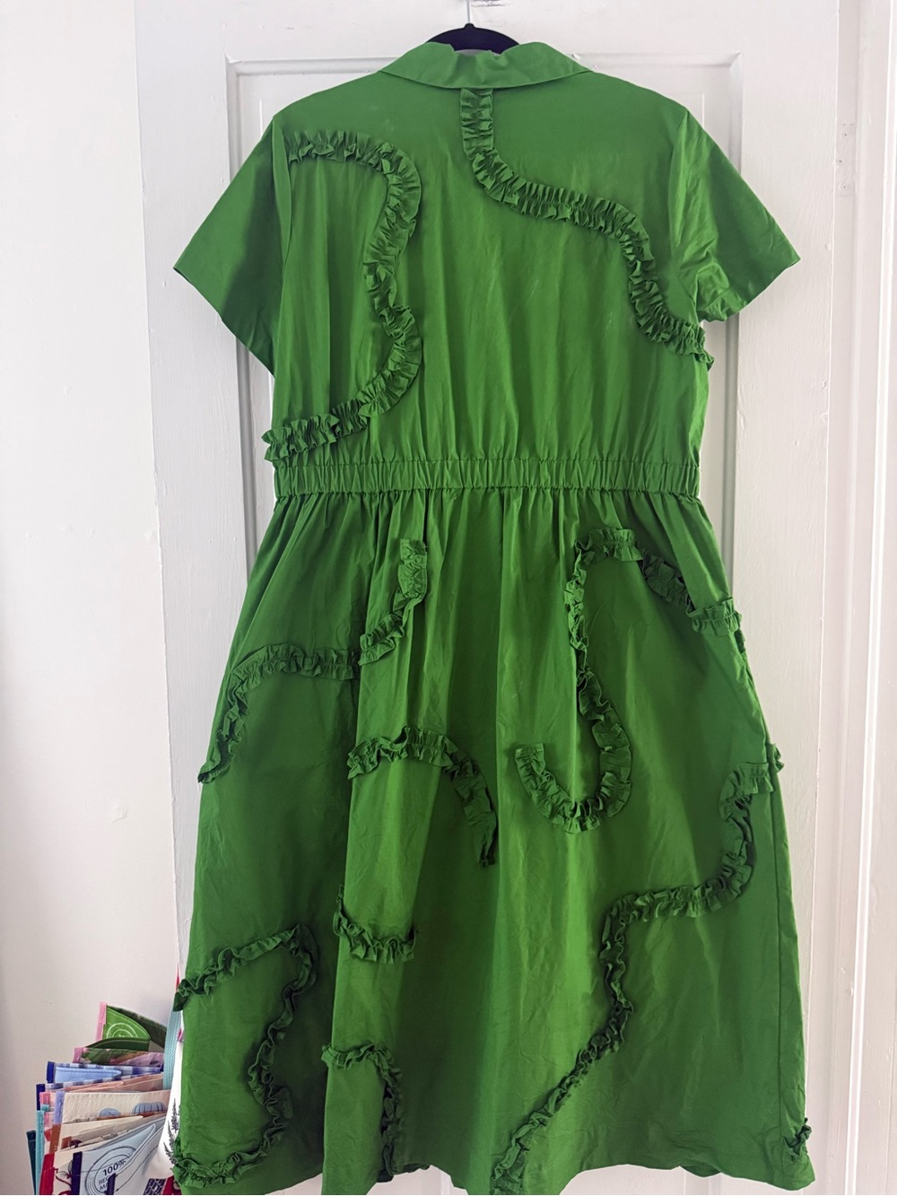 Kate Spade for Target Bright Green Ruffle/Ribbon Dress - Picture 6 of 6